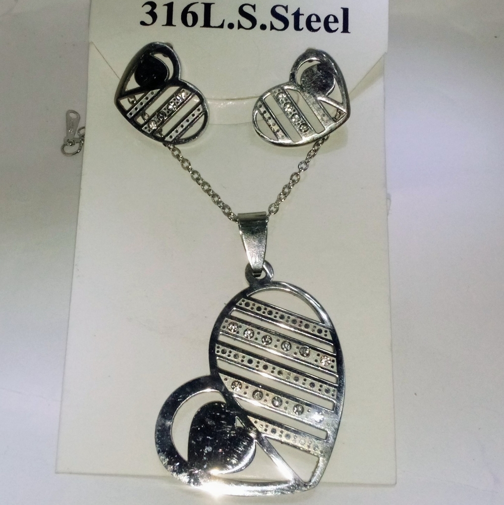 Heart jewelery set